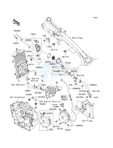 VN 900 D[VULCAN 900 CLASSIC LT] (6F-9F) D9F drawing WATER PIPE