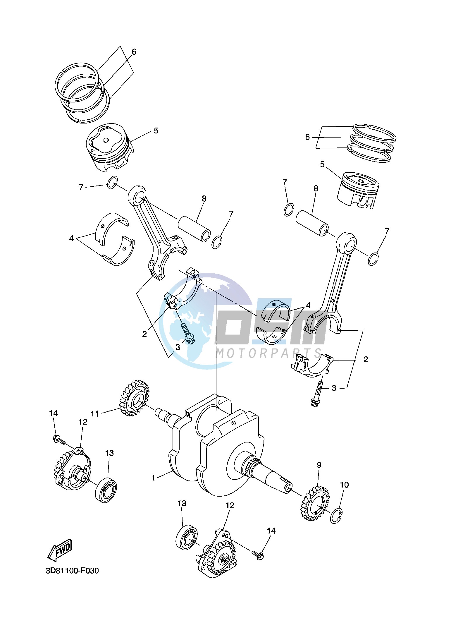 CRANKSHAFT & PISTON