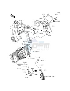 ER-6N ER650EGF XX (EU ME A(FRICA) drawing Water Pipe