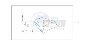 CBF1000 drawing SEAT COWL*NHA12M*