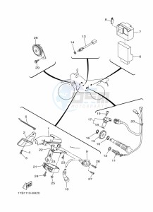 XT250 XT250P (B1UK) drawing ELECTRICAL 2