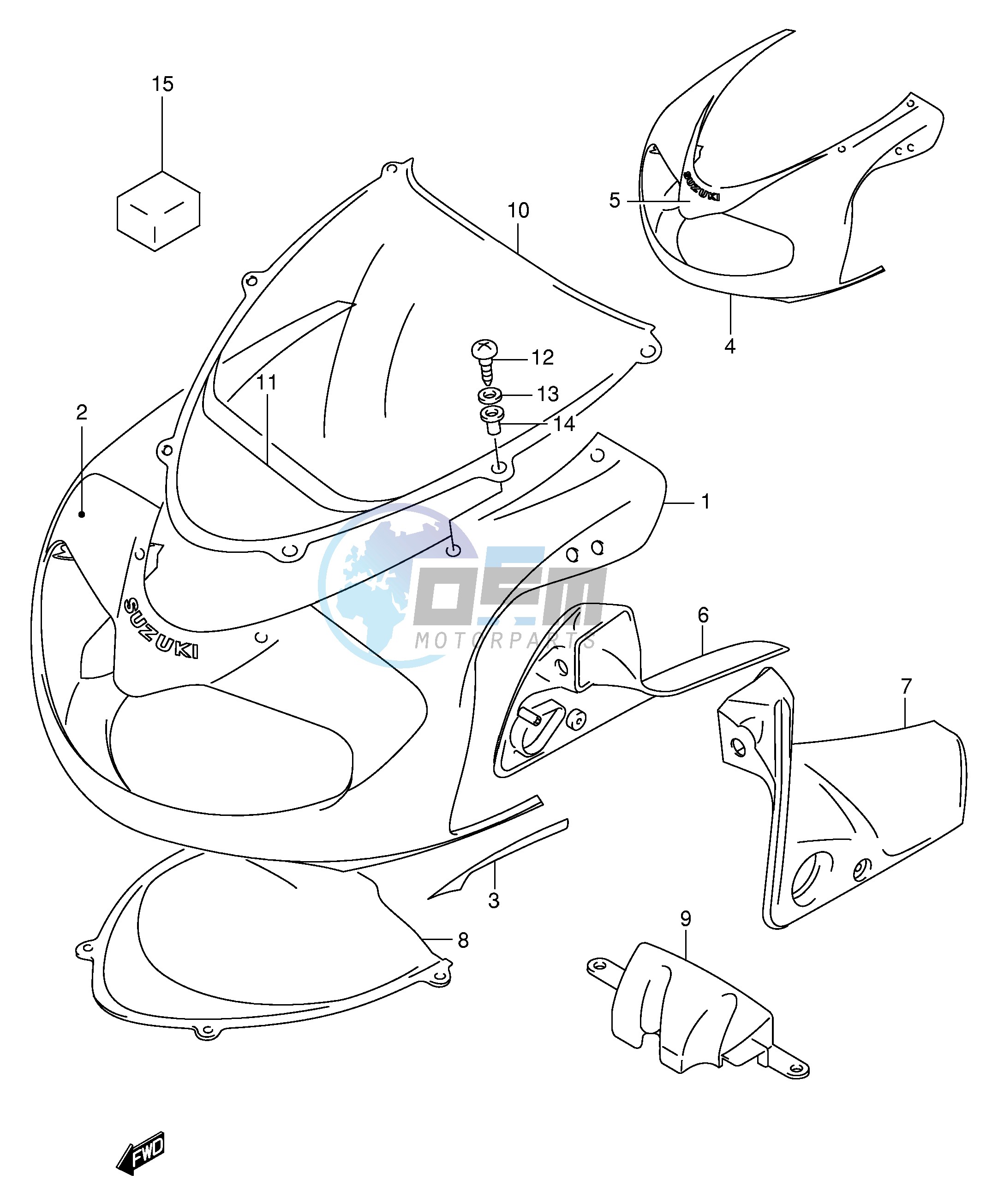 COWLING BODY (MODEL X)