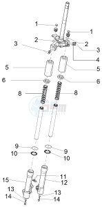 LIBERTY 50 CORPORATE NO ABS E4 (EMEA) drawing Fork's components (Wuxi Top)