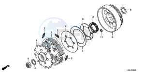 TRX500FAA Australia - (U) drawing CLUTCH