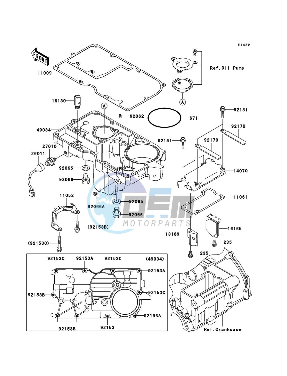 Breather Cover/Oil Pan