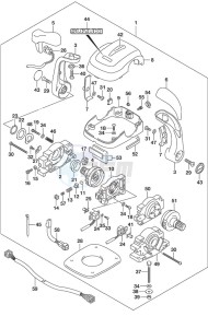 DF 250AP drawing Top Mount Dual