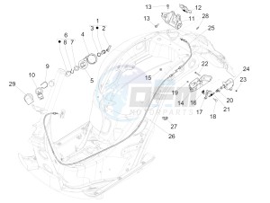 GTS 300 ie ABS (APAC) drawing Locks