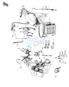 F9 A (-A) 350 drawing CHASSIS ELECTRICAL EQUIPMENT -- 72-73 F9_F9-A 350- -