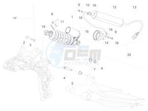 ETV 1200 Caponord Rally USA USA drawing Shock absorber