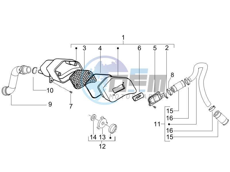 Secondairy air box