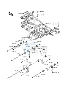 KVF 400 B [PRAIRIE 400] (B1) [PRAIRIE 400] drawing FRAME FITTINGS