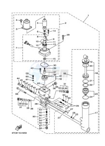 F40FETS drawing POWER-TILT-ASSEMBLY