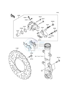 Z300 ER300AGF XX (EU ME A(FRICA) drawing Front Brake