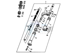 BW'S NEXT GENERATION 50 drawing FRONT FORK