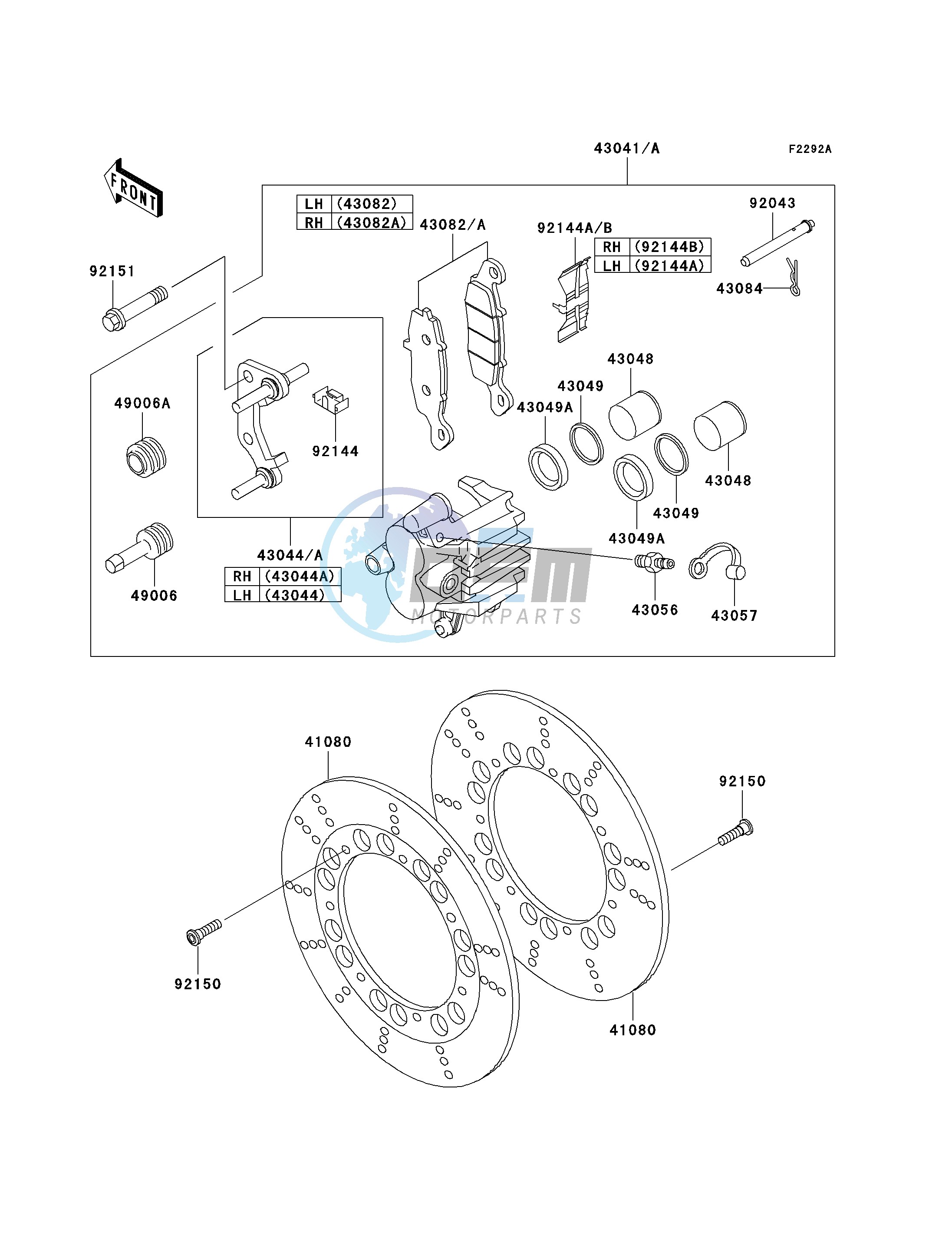 FRONT BRAKE-- P21_P22- -