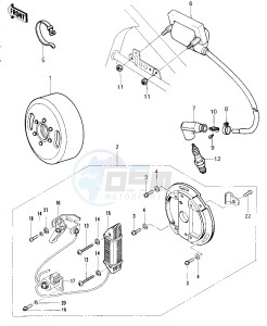 KDX 80 A [KDX80] (A1-A2) [KDX80] drawing IGNITION