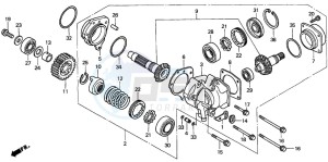 VT1100C2 drawing CROSS SHAFT