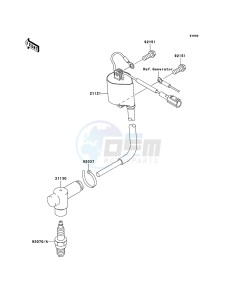 KX85 / KX85 II KX85A9F EU drawing Ignition System