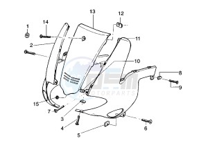 Runner VX-VXR 125-180 125 drawing Front shield