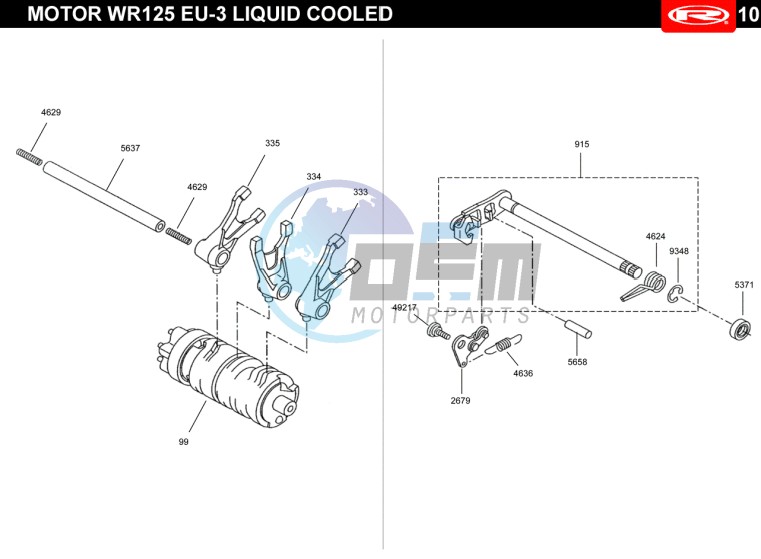 PRE-SELECTOR GEAR  EURO3