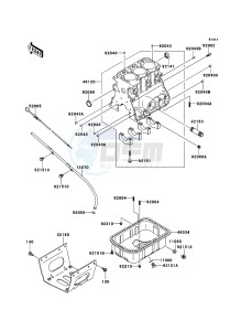 MULE 4010 DIESEL 4x4 KAF950FCF EU drawing Crankcase