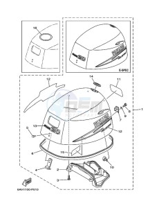 F15CMHL drawing FAIRING-UPPER