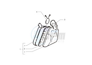 Ark AC 45 One- Matt Black 125 drawing Air filter