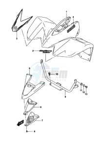 LT-Z90 drawing FRONT FENDER