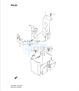 VLR1800 drawing BATTERY HOLDER