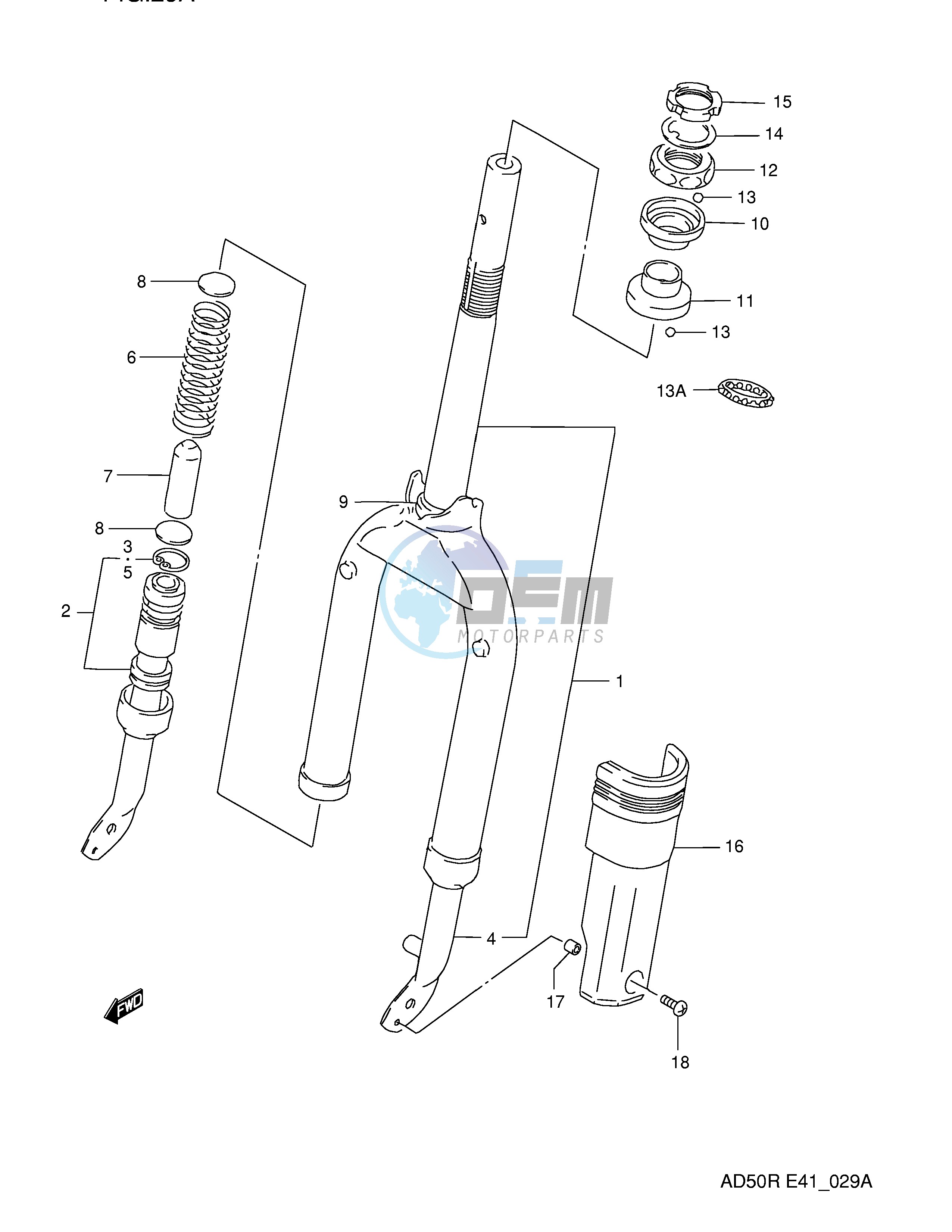 FRONT FORK (E6,P9,E94)