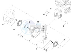 ETV 1200 Caponord Rally (EMEA, APAC) drawing Front wheel