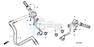 CBF1000S9 Europe Direct - (ED) drawing SWITCH/CABLE