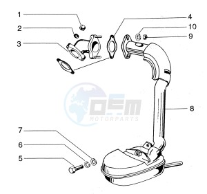 50 FL2 drawing Exhaust pipe