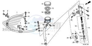 TRX420FA5F TRX420F Europe Direct - (ED) drawing RR. BRAKE MASTER CYLINDER