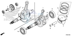 TRX420FM2E TRX420 Europe Direct - (ED) drawing CRANK SHAFT/PISTON