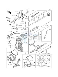 ZX 750 K [NINJA ZX-7R] (K1-K2) [NINJA ZX-7R] drawing ACCELERATOR PUMP