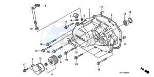 XL125VA E / MKH drawing RIGHT CRANKCASE COVER