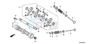 NC700XDD NC700X Dual Cluth ABS 2ED - (2ED) drawing CAMSHAFT/ VALVE