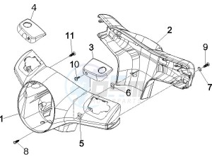 Granturismo 200 L UK drawing Handlebars coverages