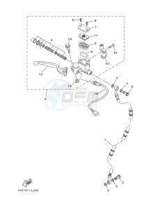 T110C (40B6) drawing FRONT MASTER CYLINDER