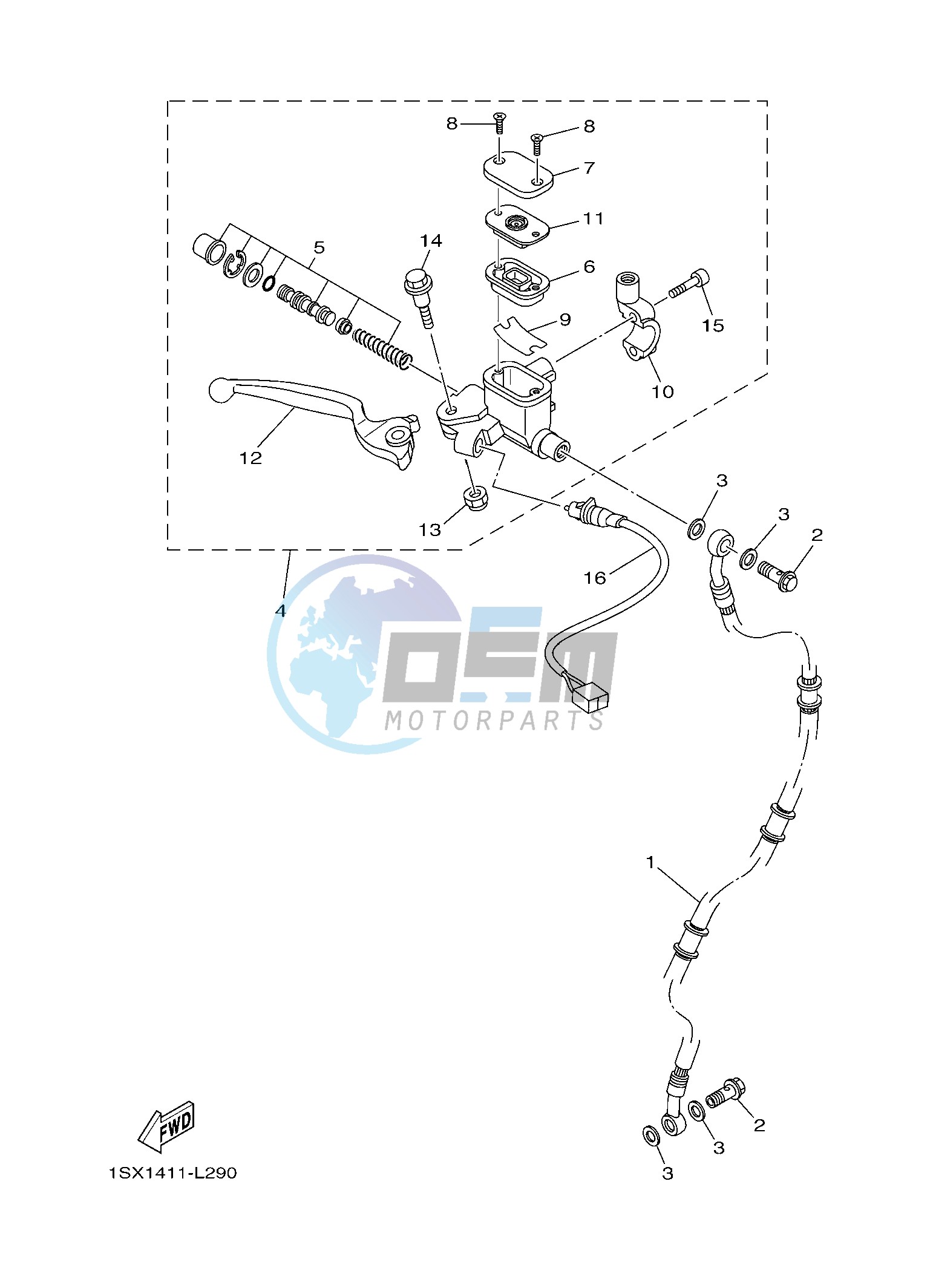 FRONT MASTER CYLINDER