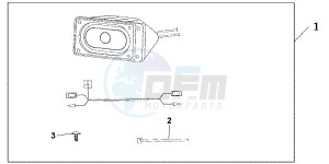 NT700VAB drawing FRONT SPEAKER SET