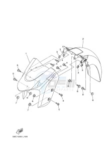 XP500 T-MAX 530 (59C8) drawing FENDER