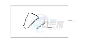 CBR600RAA BR / ABS - (BR / ABS) drawing WINDSCREEN