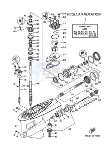 F350AETX drawing PROPELLER-HOUSING-AND-TRANSMISSION-1