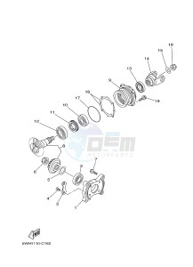 YFM350A YFM35GTXG GRIZZLY 350 2WD (B147) drawing MIDDLE DRIVE GEAR