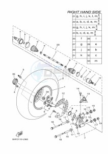 YFM700FWAD (BFEB) drawing REAR WHEEL 2