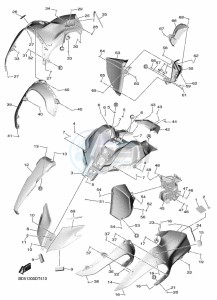 NIKEN MXT850 (BD5B) drawing COWLING 2