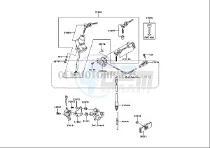 ZX-6R NINJA - 636 cc (EU) drawing IGNITION SWITCH