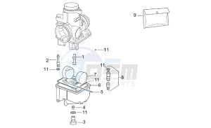 RS 125 Tuono drawing Carburettor III